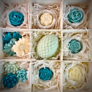 Set cadou Paște - turcoaz