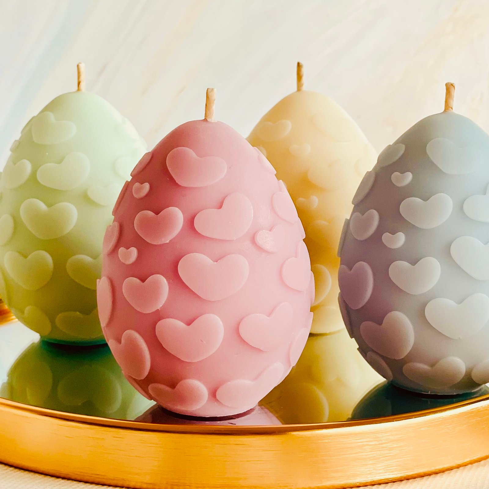 Ouă de Paște cu inimioare ( 2 buc ) - imagine 7