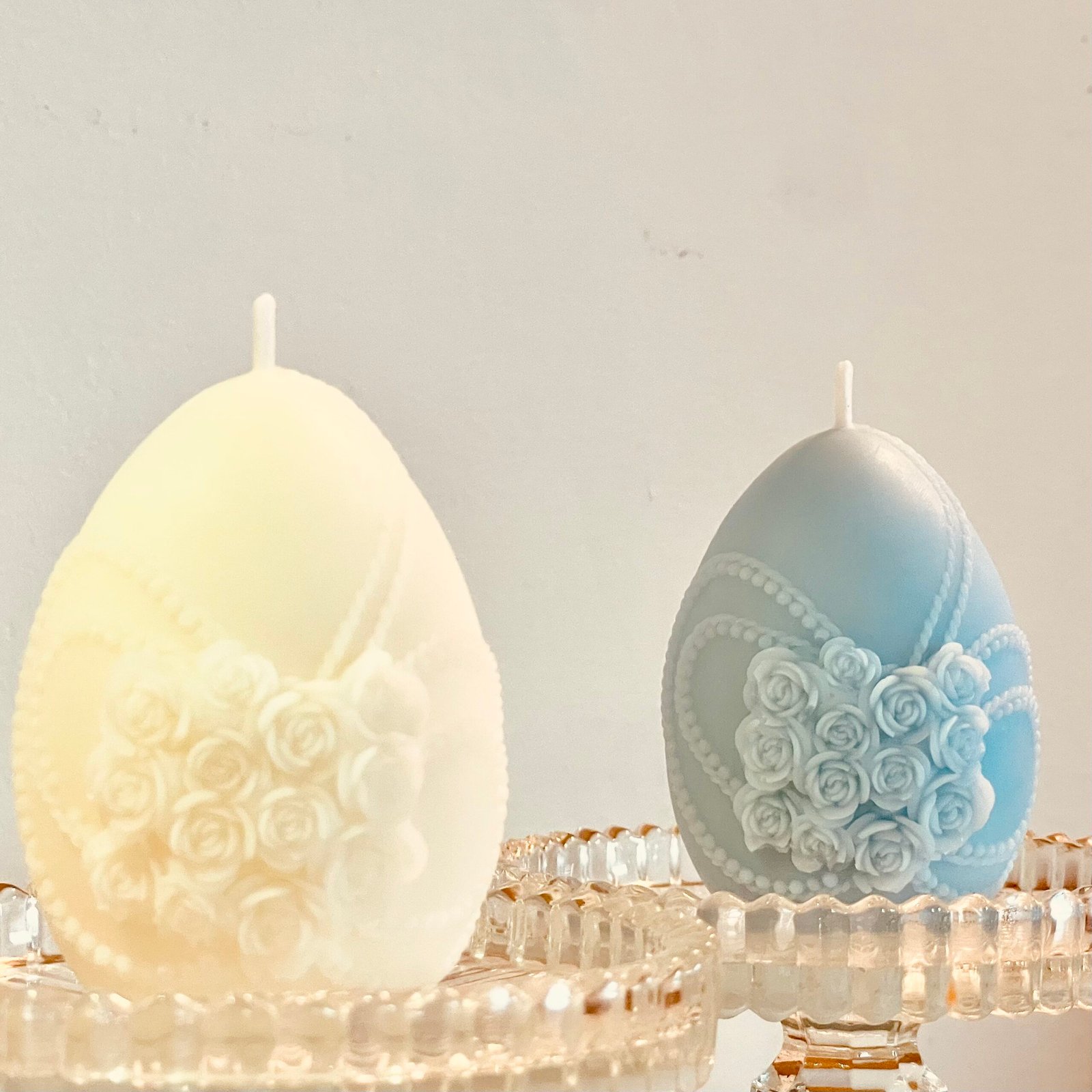 Ouă de Paște cu flori ( 2 buc ) - imagine 3